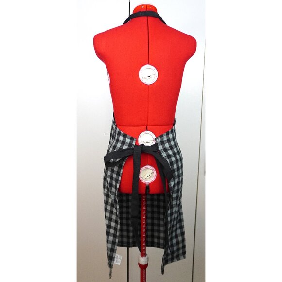 NWT Unisex Buffalo Check Plaid Apron - Picture 4 of 4